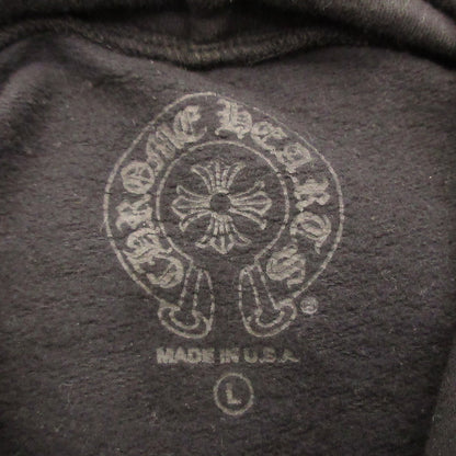 Used CHROME HEARTS | Horse Shoe Floral Pullover Hoodie, domestic genuine product, black, size: L