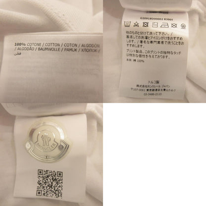 Used MONCLER | Moncler MAGLIA T-SHIRT Long Sleeve T-shirt G20918D00002 White Size: L