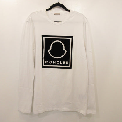 Used MONCLER | Moncler MAGLIA T-SHIRT Long Sleeve T-shirt G20918D00002 White Size: L