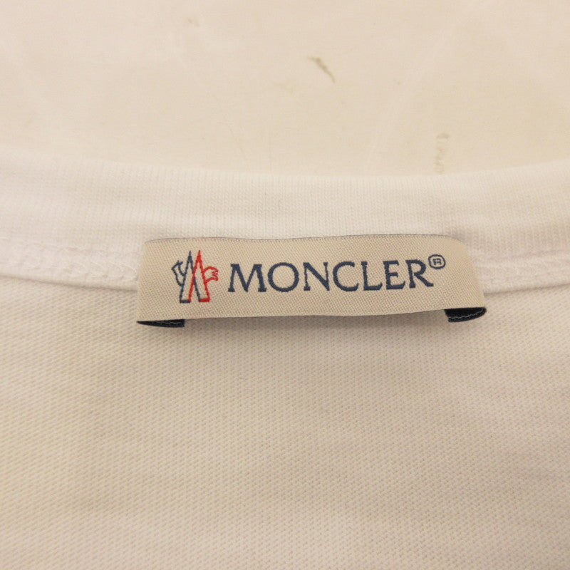 Used MONCLER | Moncler MAGLIA T-SHIRT Long Sleeve T-shirt G20918D00002 White Size: L