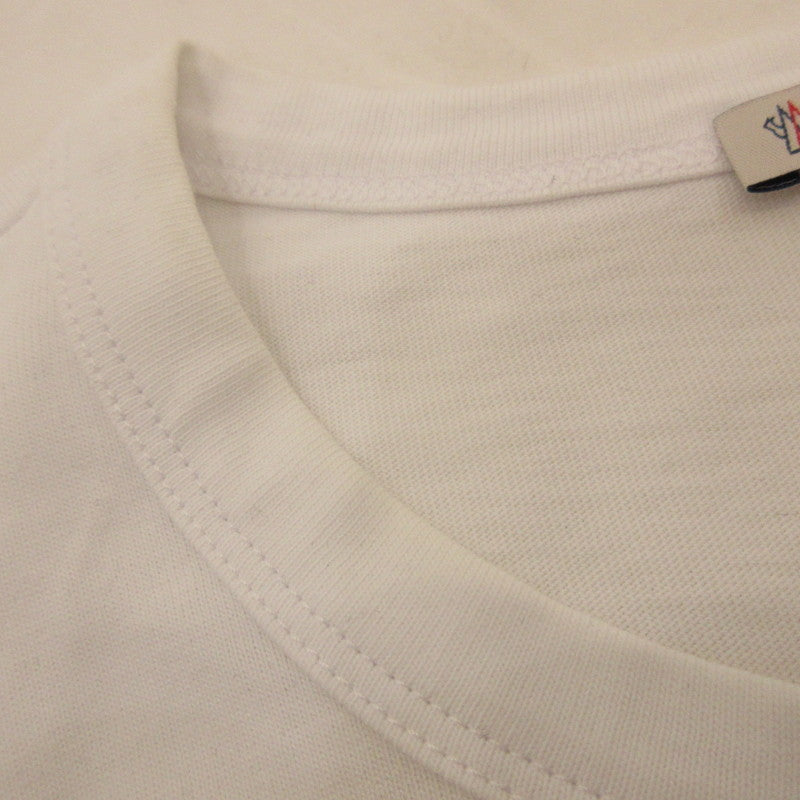 Used MONCLER | Moncler MAGLIA T-SHIRT Long Sleeve T-shirt G20918D00002 White Size: L