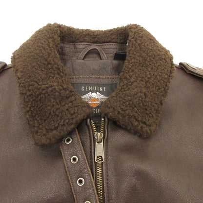 [Used] HARLEY-DAVIDSON | Harley-Davidson Sherpa Collar Leather Jacket Leather 97015-22VM Brown Size: S