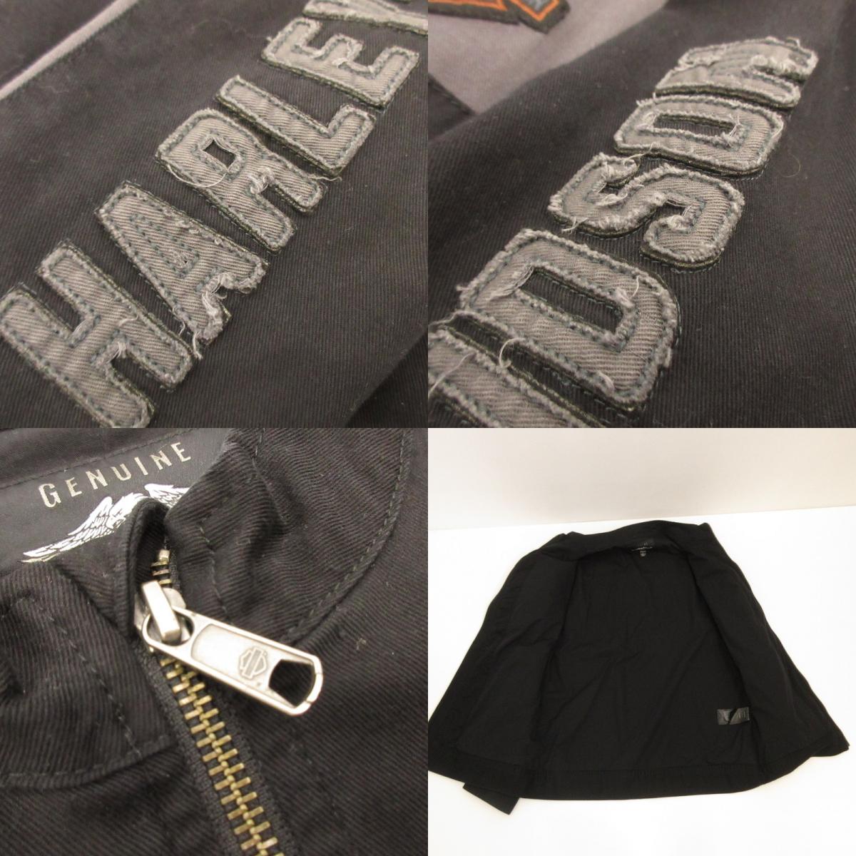[Used] HARLEY-DAVIDSON Canvas Jacket Other Outerwear 98406-20VM Black Size: S