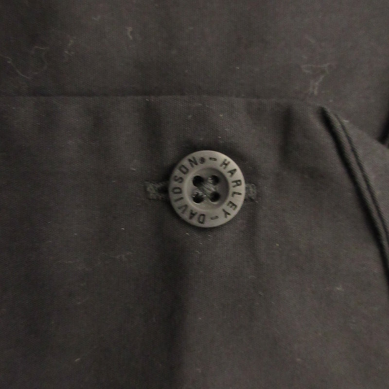 HARLEY-DAVIDSON | ハーレーダビットソン Shirt-Woven- Black 半袖シャツ 96070-24VM ブラック サイズ：L