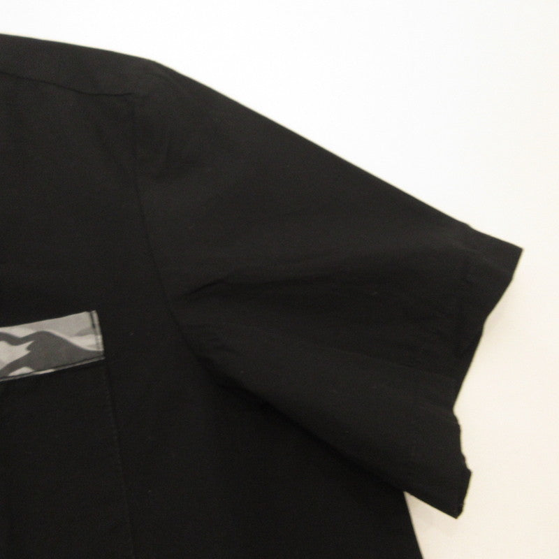 HARLEY-DAVIDSON | ハーレーダビットソン Shirt-Woven- Black 半袖シャツ 96070-24VM ブラック サイズ：L
