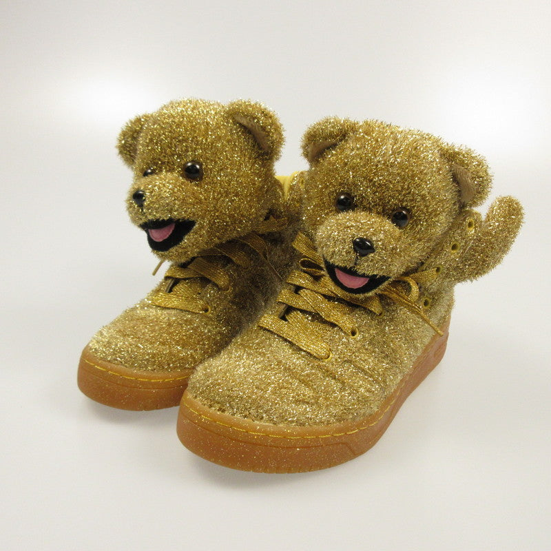【中古】adidas Originals | アディダスオリジナルス JS BEAR CHRISTMAS PACK スニーカー G96188 ゴールド 26cm