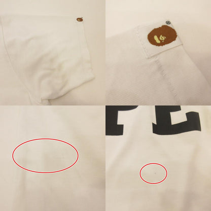 A BATHING APE | アベイシングエイプ BAPE 半袖Ｔシャツ ホワイト サイズ：M