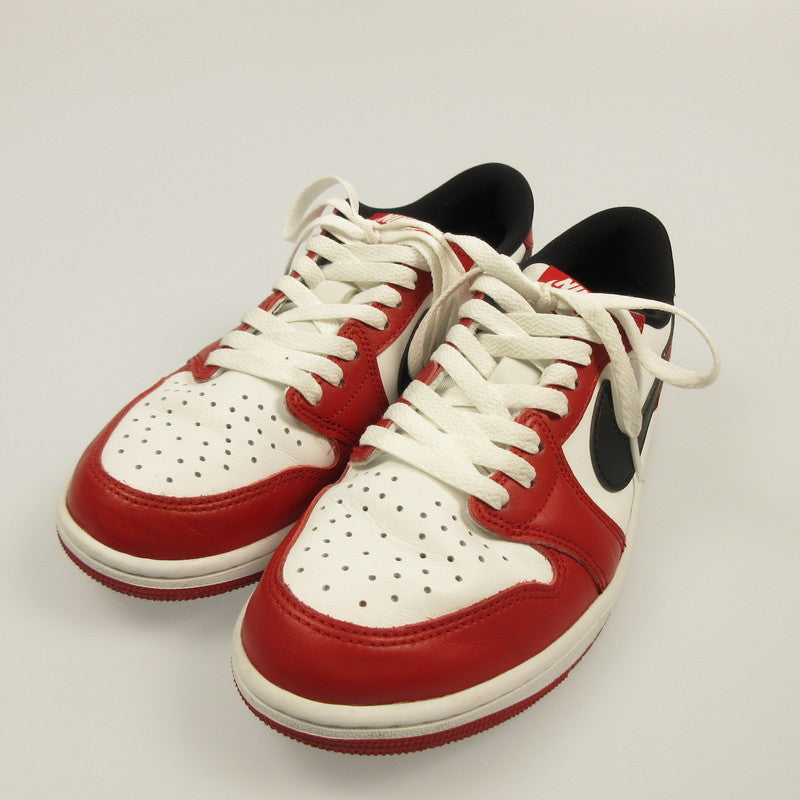 【中古】NIKE | ナイキ AIR JORDAN 1 RETRO LOW スニーカー HQ6998-600 レッド 26cm