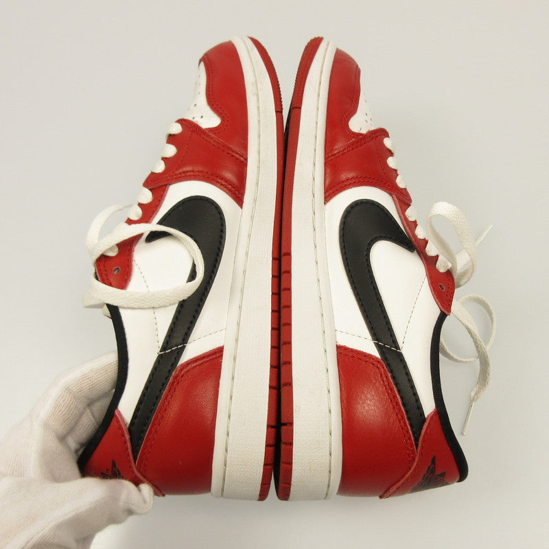 【中古】NIKE | ナイキ AIR JORDAN 1 RETRO LOW スニーカー HQ6998-600 レッド 26cm