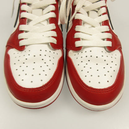 【中古】NIKE | ナイキ AIR JORDAN 1 RETRO LOW スニーカー HQ6998-600 レッド 26cm