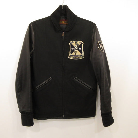 【中古】HYSTERIC GLAMOUR | ヒステリックグラマー スタジャン 0241AB01 ブラック サイズ：S