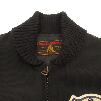 Used】HYSTERIC GLAMOUR | Hysteric Glamour Stadium Jacket 0241AB01 Black Size: S