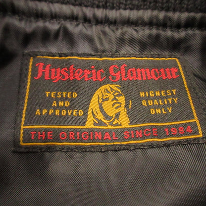 Used】HYSTERIC GLAMOUR | Hysteric Glamour Stadium Jacket 0241AB01 Black Size: S