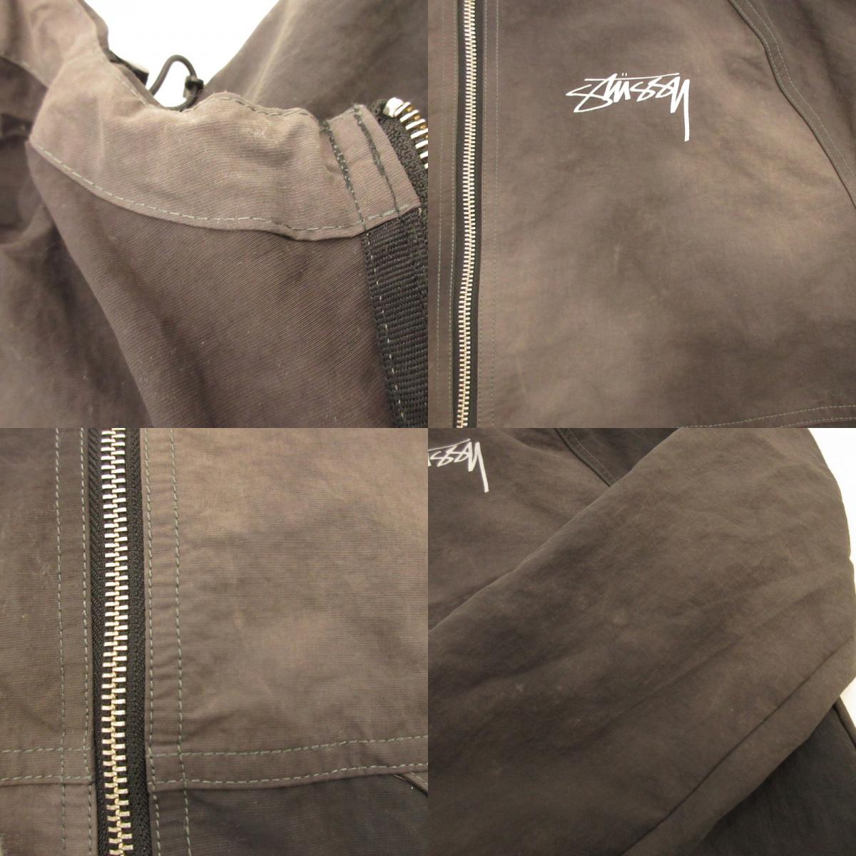 [Used] STUSSY | Stussy WAVE DYE BEACH SHELL Nylon Jacket 115647 Gray Size: S