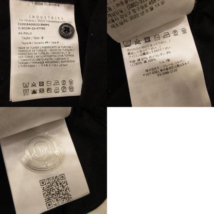 [Used] MONCLER | Moncler SS POLO Polo Shirt 8A00023 Authentic Black Size: S