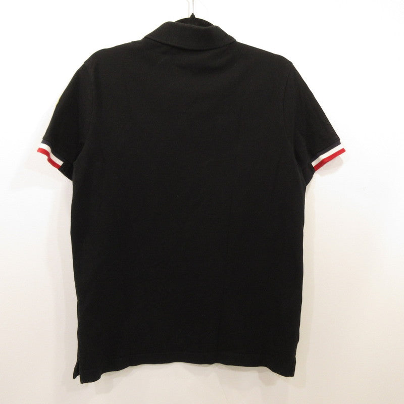 [Used] MONCLER | Moncler SS POLO Polo Shirt 8A00023 Authentic Black Size: S