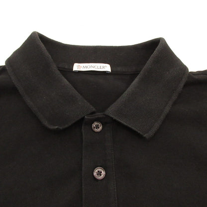 [Used] MONCLER | Moncler SS POLO Polo Shirt 8A00023 Authentic Black Size: S