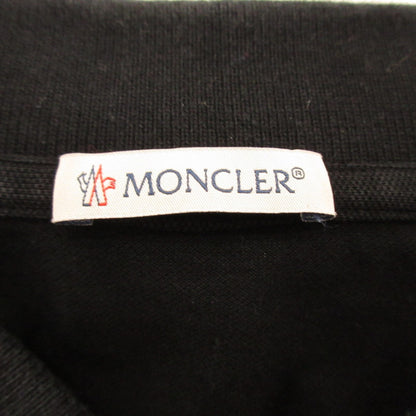 [Used] MONCLER | Moncler SS POLO Polo Shirt 8A00023 Authentic Black Size: S