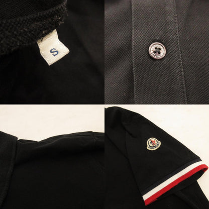 [Used] MONCLER | Moncler SS POLO Polo Shirt 8A00023 Authentic Black Size: S