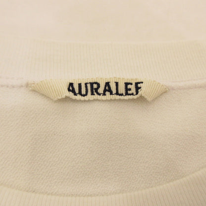 【中古】AURALEE | オーラリー ELASTIC HIGH GAUGE SWEAT P/O 長袖Ｔシャツ A23SP01NU ホワイト サイズ：3