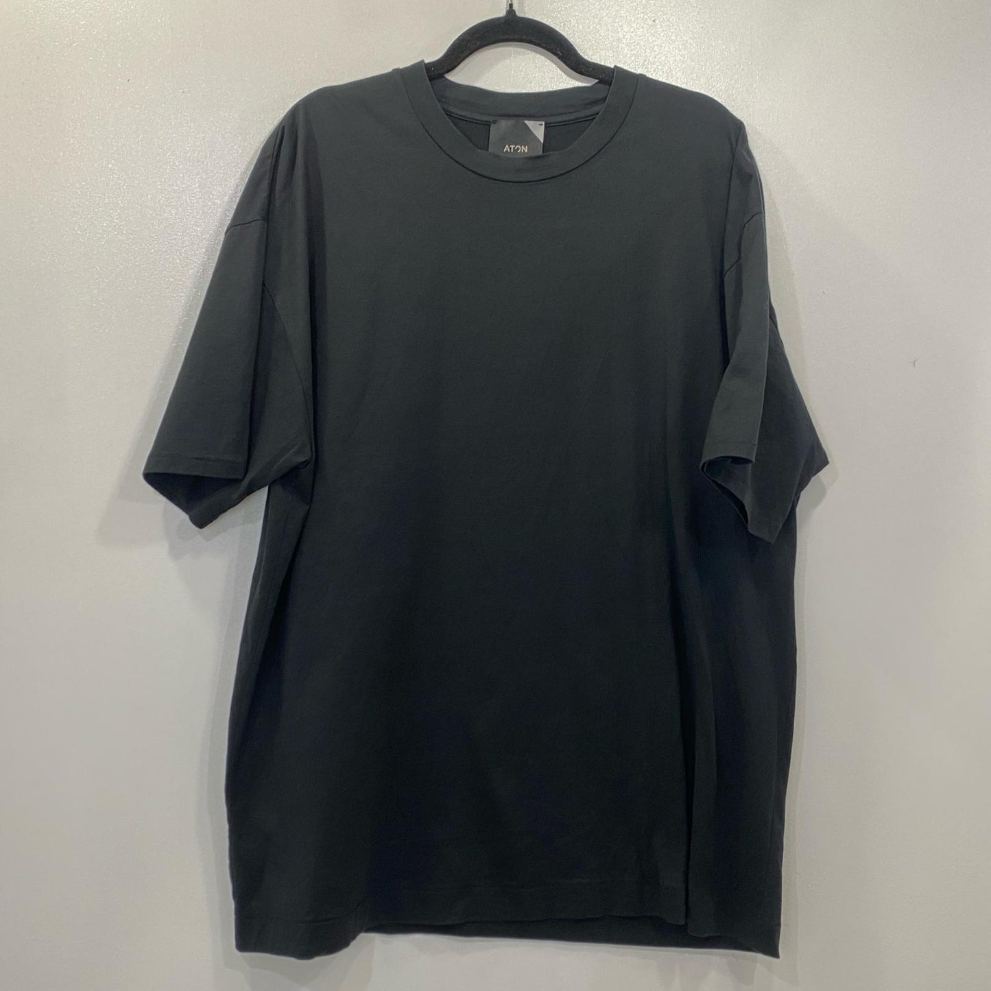 ATON | エイトン Suvin60/2 Oversized T-shirt 半袖Ｔシャツ 6892893 ｻｲｽﾞ:6 ブラック【姫路東店】