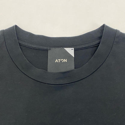 ATON | エイトン Suvin60/2 Oversized T-shirt 半袖Ｔシャツ 6892893 ｻｲｽﾞ:6 ブラック【姫路東店】