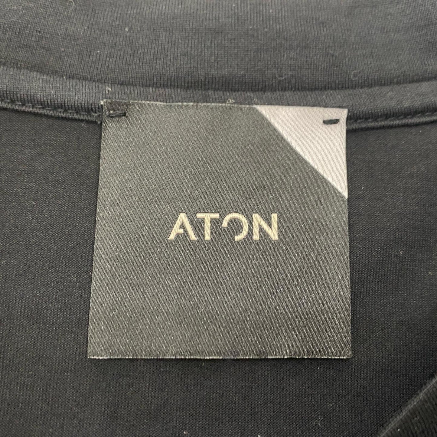 ATON | エイトン Suvin60/2 Oversized T-shirt 半袖Ｔシャツ 6892893 ｻｲｽﾞ:6 ブラック【姫路東店】