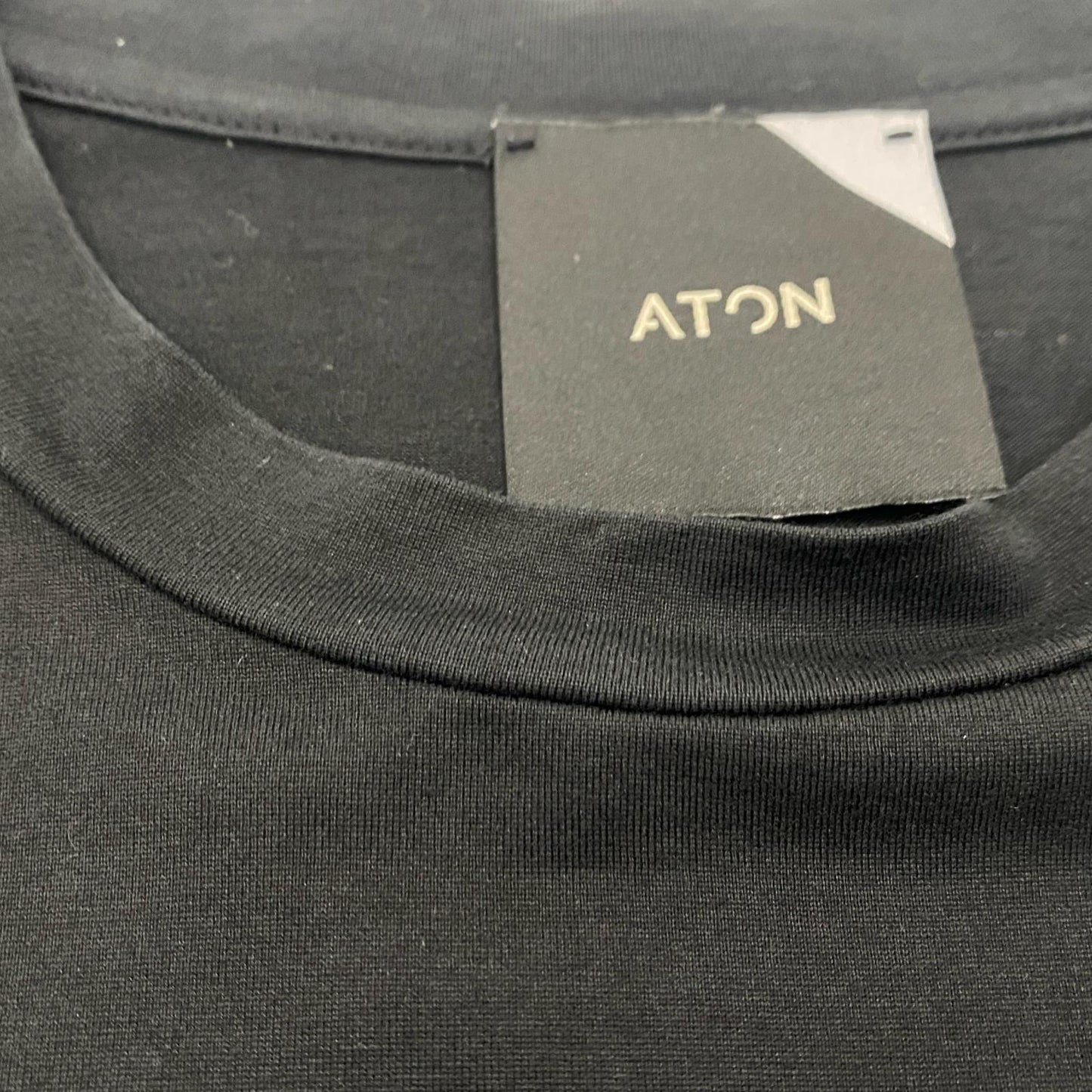 ATON | エイトン Suvin60/2 Oversized T-shirt 半袖Ｔシャツ 6892893 ｻｲｽﾞ:6 ブラック【姫路東店】
