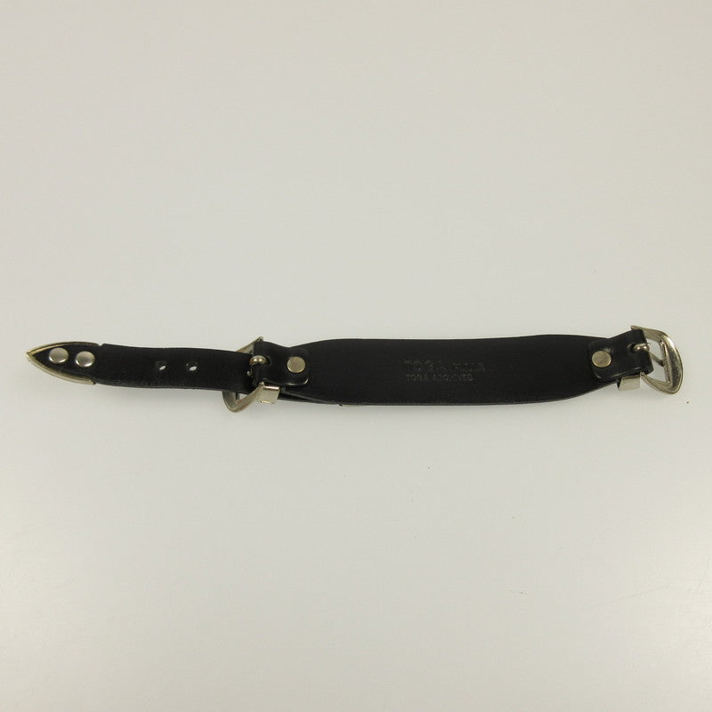 [Used] TOGA | Toga Double Buckle Bangle Bracelet TP12-AK270 Black