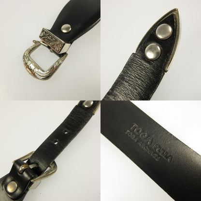 [Used] TOGA | Toga Double Buckle Bangle Bracelet TP12-AK270 Black