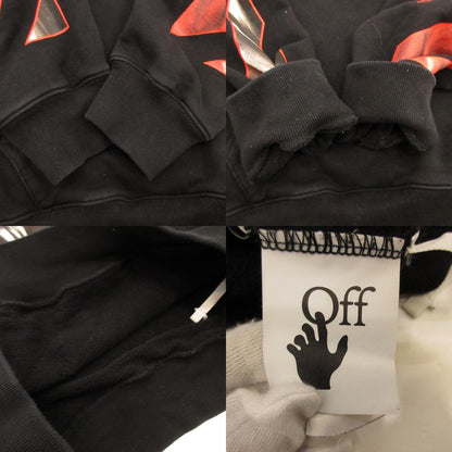 [Used] OFF-WHITE | Off-White Caravaggio Over Hoodie Parka OMBB037R21FLE002 Japan domestic official product, Black, Size: L
