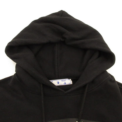 [Used] OFF-WHITE | Off-White Caravaggio Over Hoodie Parka OMBB037R21FLE002 Japan domestic official product, Black, Size: L