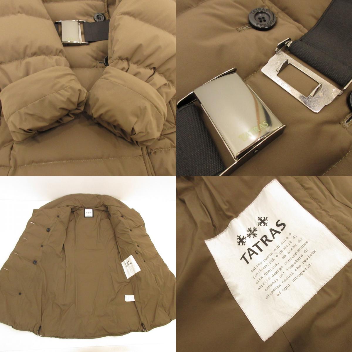 [Used] TATRAS | TERESA Down Jacket LTA15A4288 Authentic Khaki Size: 1