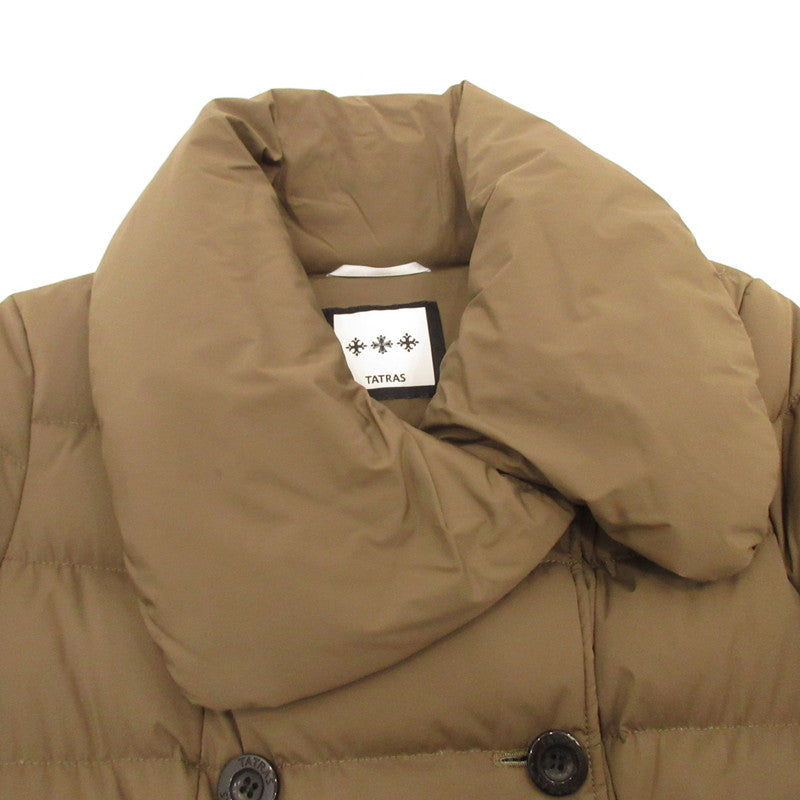 [Used] TATRAS | TERESA Down Jacket LTA15A4288 Authentic Khaki Size: 1