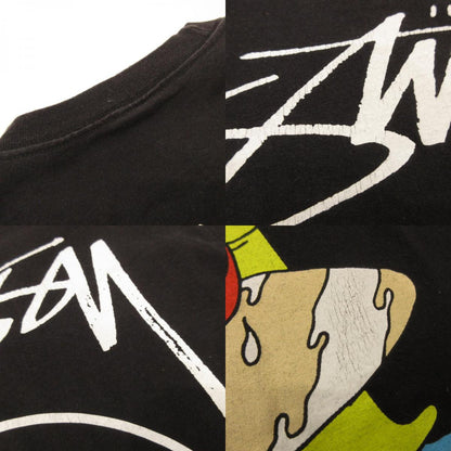 [Used] STUSSY | Honolulu Ghost Surfman Short-Sleeve T-Shirt Black Size: M