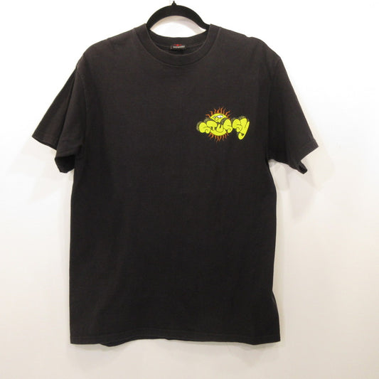 【中古】STUSSY | ステューシー Honolulu Ghost Surfman 半袖Ｔシャツ ブラック サイズ：M