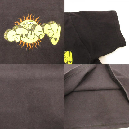 [Used] STUSSY | Honolulu Ghost Surfman Short-Sleeve T-Shirt Black Size: M