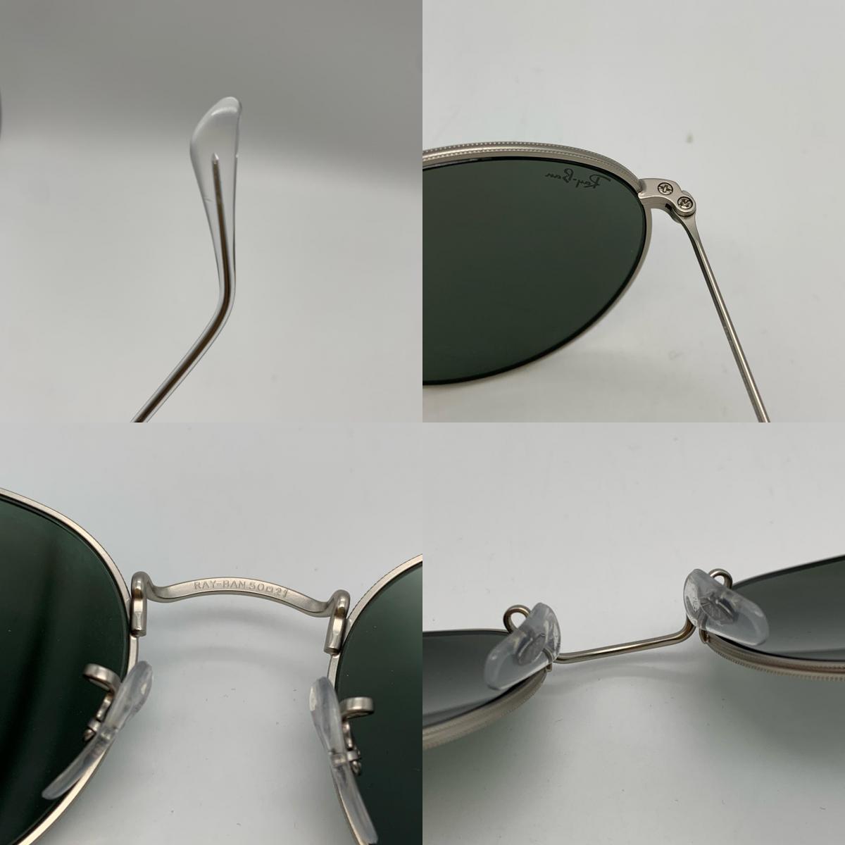 【Used】RAY BAN | Ray-Ban ROUND METAL Sunglasses RB3447 Size: 50□21 Silver