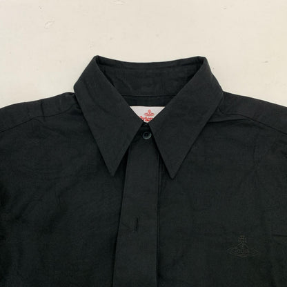 【中古】Vivienne Westwood MAN | ヴィヴィアンウエストウッドマン 長袖シャツ VW-WR-76499 ブラック サイズ：46