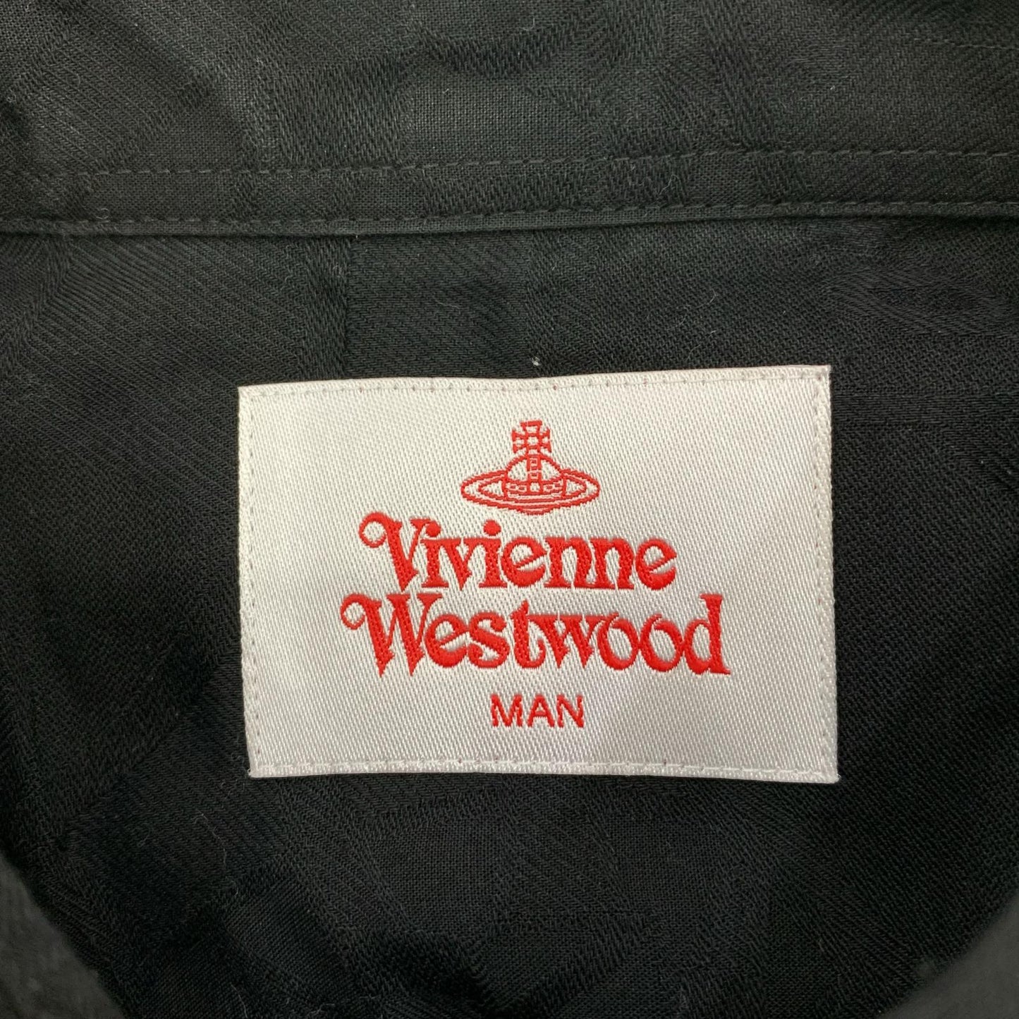 【中古】Vivienne Westwood MAN | ヴィヴィアンウエストウッドマン 長袖シャツ VW-WR-76499 ブラック サイズ：46