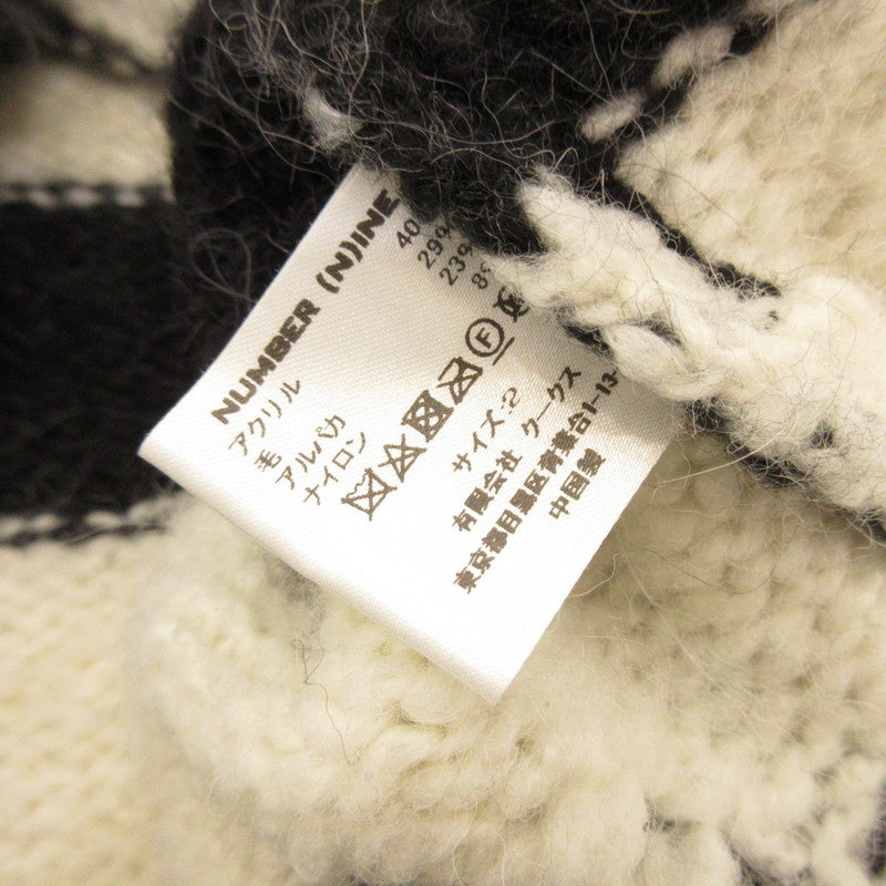 [Used] NUMBER(N)INE | Number Nine Cardigan Alpaca Blend Size: 2