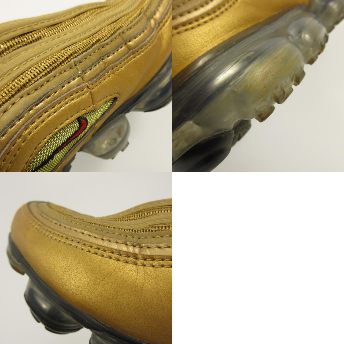 [Used] NIKE | Nike AIR VAPORMAX 97 METALLIC GOLD Sneakers AJ7291-700 Gold 28.5cm
