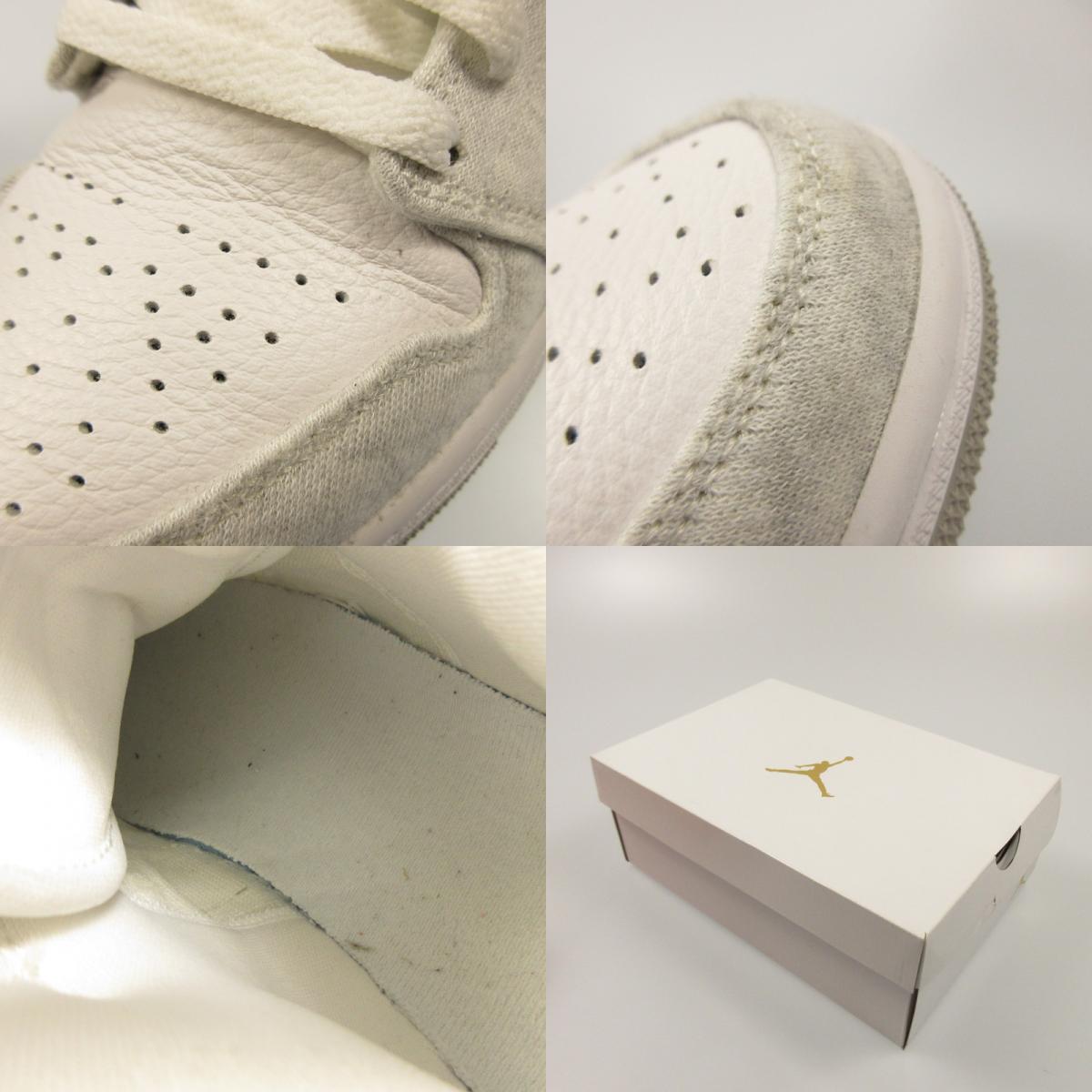 Used: NIKE | Nike WMNS Air Jordan 1 Mid SE Light Iron Ore Sneakers DN4045-001 Gray 24cm