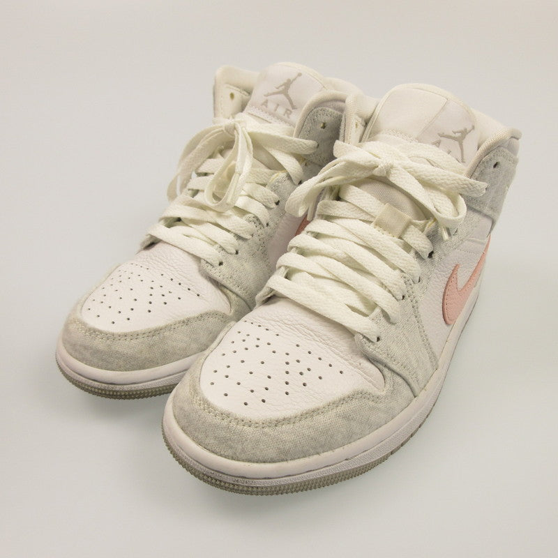 Used: NIKE | Nike WMNS Air Jordan 1 Mid SE Light Iron Ore Sneakers DN4045-001 Gray 24cm