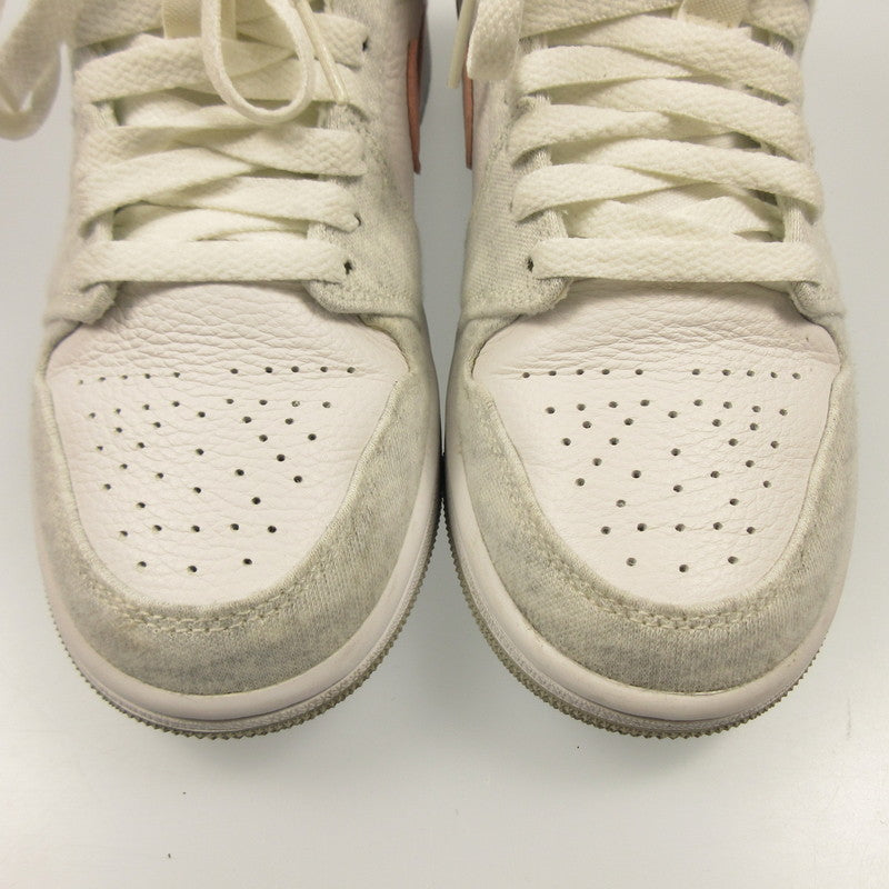Used: NIKE | Nike WMNS Air Jordan 1 Mid SE Light Iron Ore Sneakers DN4045-001 Gray 24cm