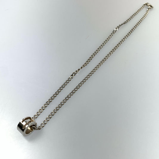 【中古】GUCCI | グッチ Gリング ネックレス 223351 シルバー