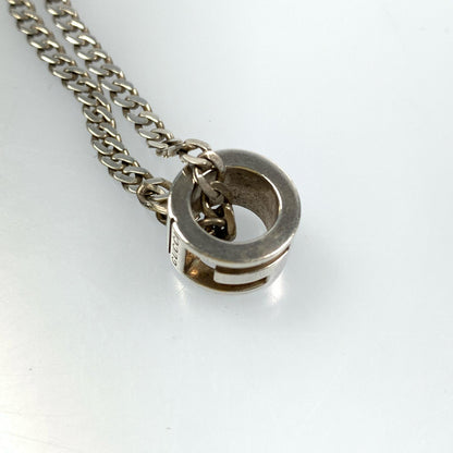 [Used] GUCCI | Gucci G Ring Necklace 223351 Silver