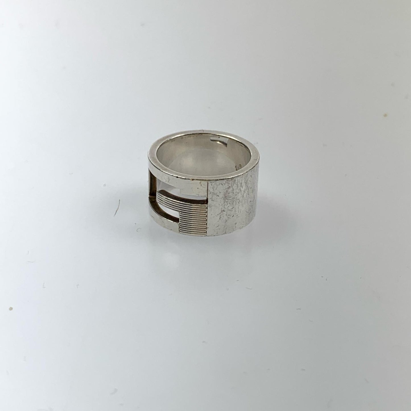 【Used】GUCCI | Gucci Branded G Wide Ring Ring Size: #13.5 Silver