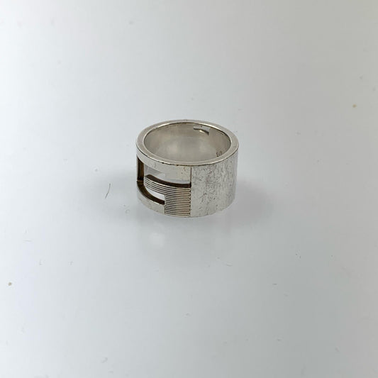 【Used】GUCCI | Gucci Branded G Wide Ring Ring Size: #13.5 Silver