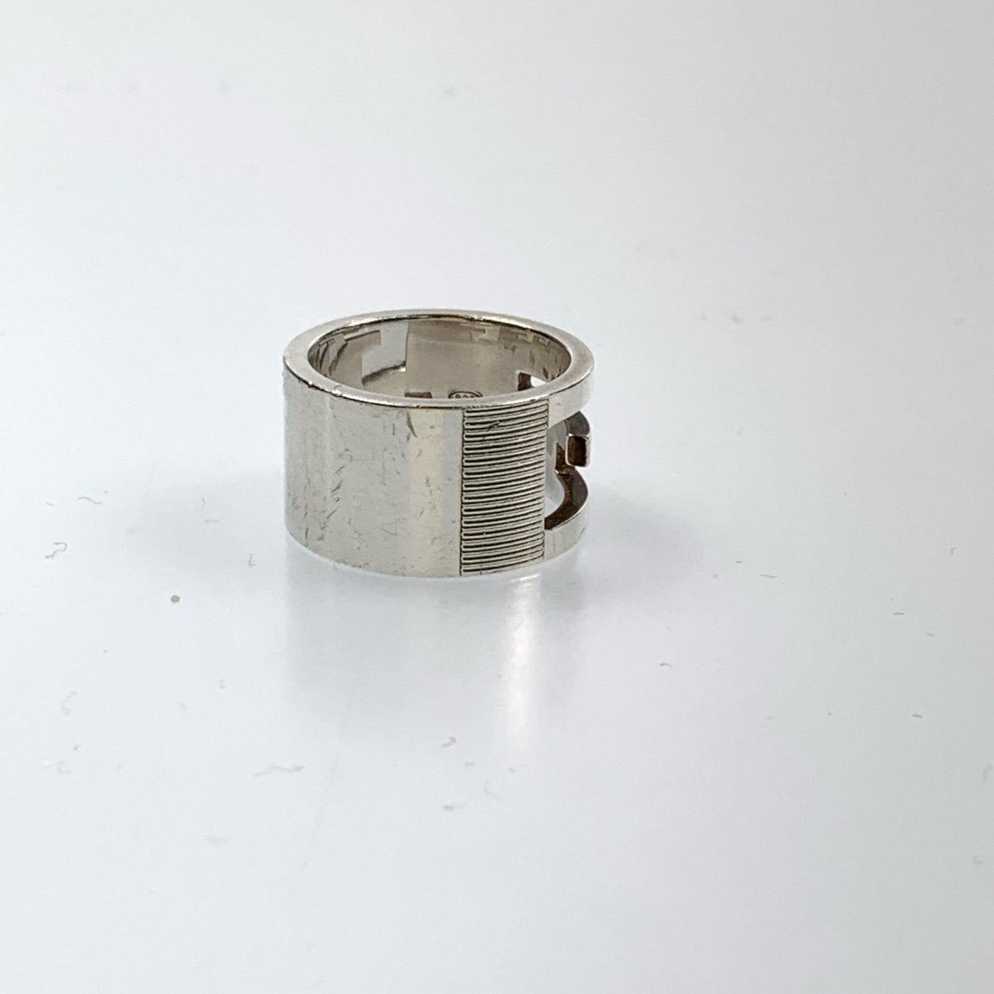 【Used】GUCCI | Gucci Branded G Wide Ring Ring Size: #13.5 Silver